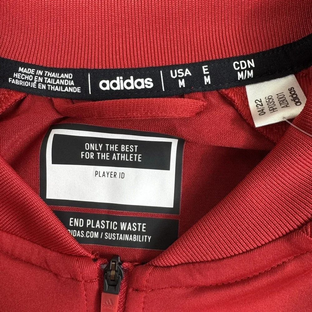 NWT Adidas Louisville Cardinals S/S Coaches 1/4 Zip Sideline Polo Shirt Mens M